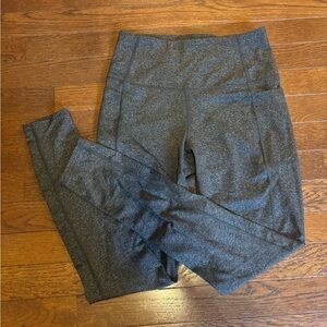 Skechers Charcoal Heathered High-Waisted Leggings